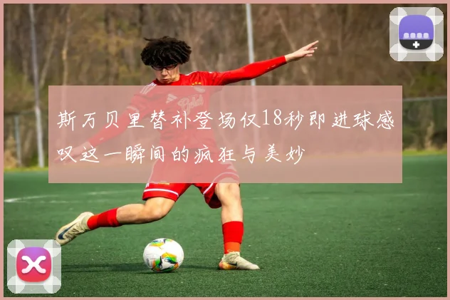 斯万贝里替补登场仅18秒即进球感叹这一瞬间的疯狂与美妙