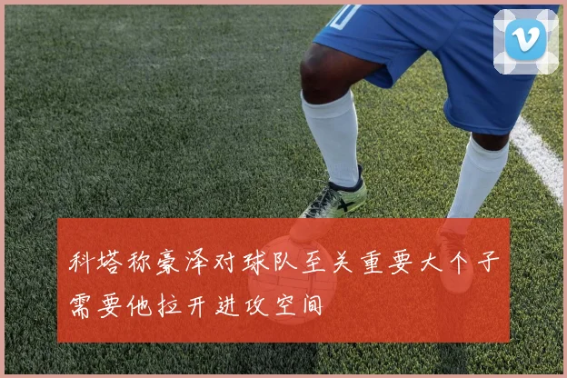 科塔称豪泽对球队至关重要大个子需要他拉开进攻空间